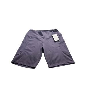Nike Dri-FIT One High-Waisted 8" Biker Shorts- Daybreak Purple - Size XL